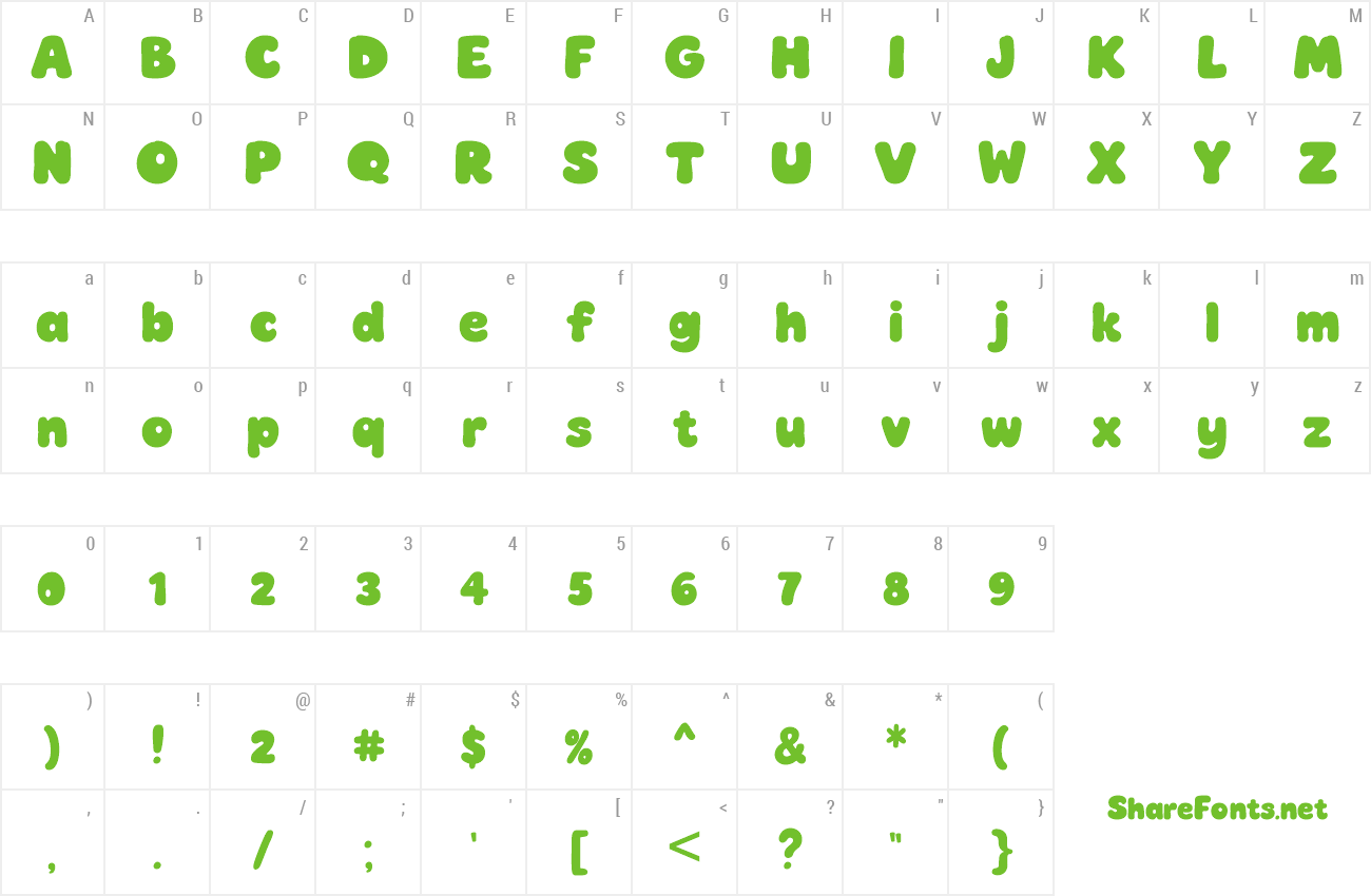 Font Fun Letters preview